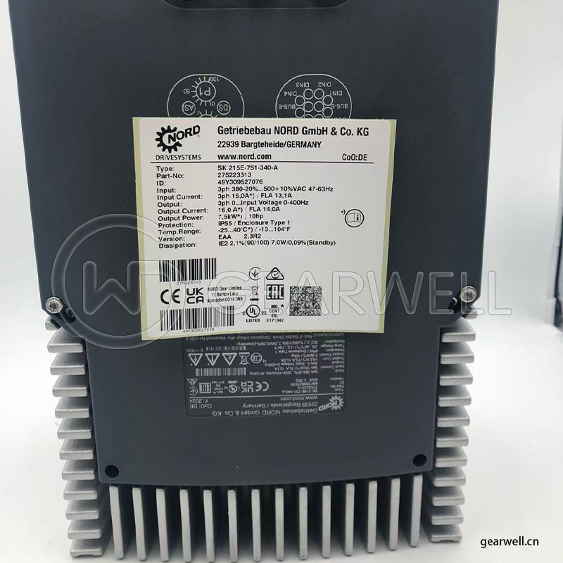 NORD SK 215E-751-340-A Variable Frequency Drives