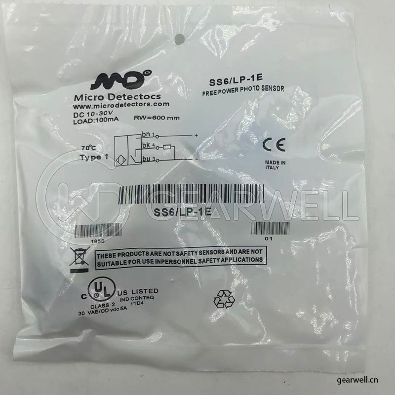 MICRO DETECTORS SS6/LP-1E Proximity Switch