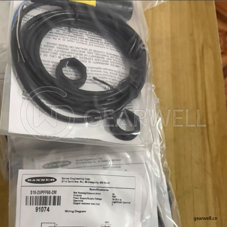 BANNER S18-2VPFF50-2M PHOTOELECTRIC SENSORS