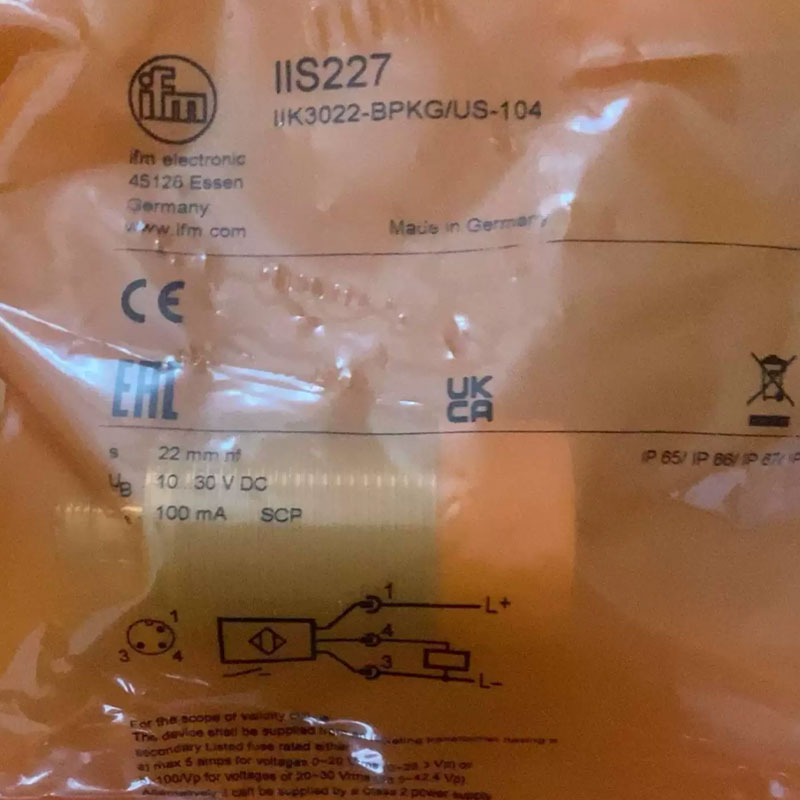 IFM electronic IIS227 Inductive sensor IIS227 Automation image 3