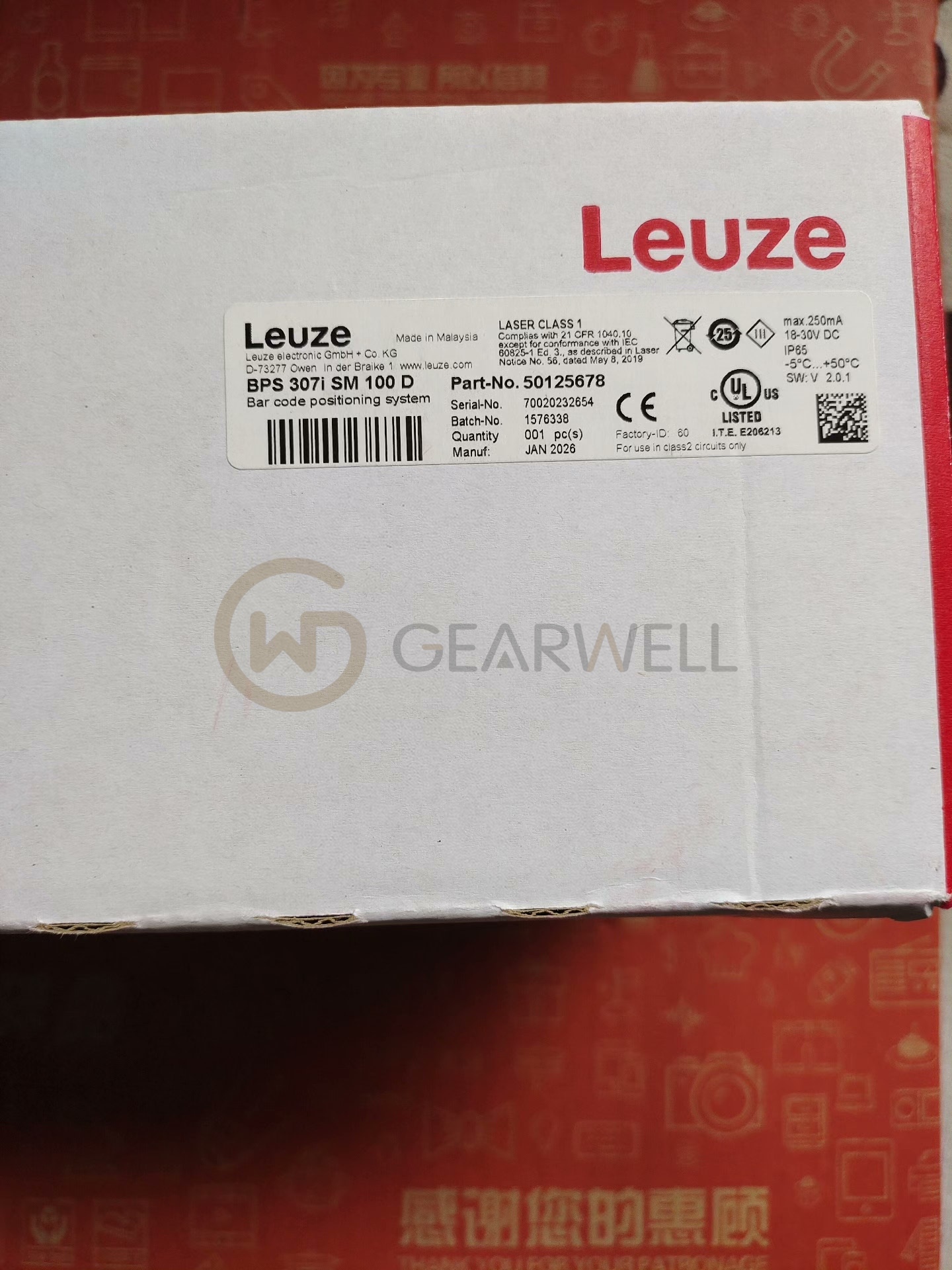 Leuze BPS307ISM100D Barcode Positioning System