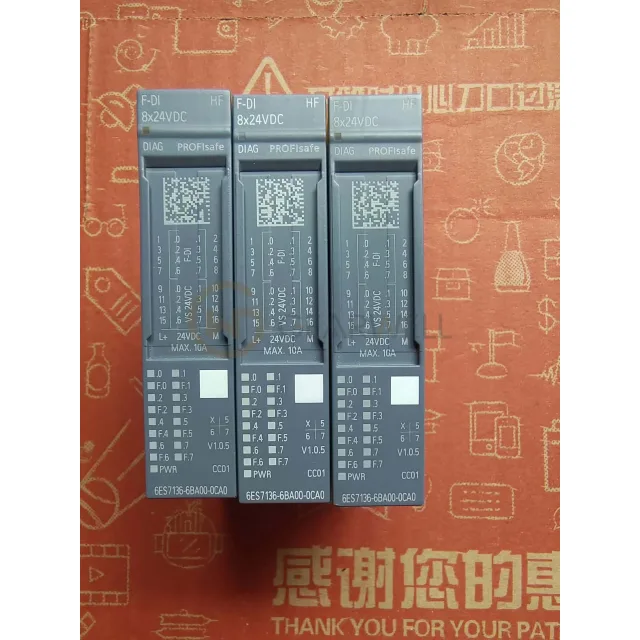 Siemens 6ES7136-6BA00-0CA0 PLC I/O Module industrial automation parts image 1