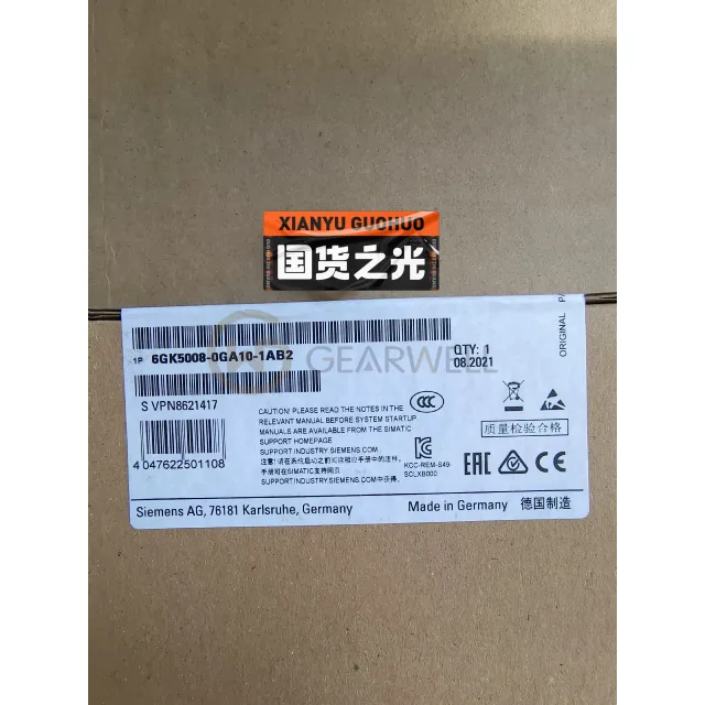 Siemens 6GK5008-0GA10-1AB2 Industrial Ethernet Switch industrial automation parts image 1