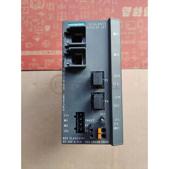 Siemens 6GK5202-2BH00-2BA3 Industrial Ethernet Switch industrial automation parts image 1