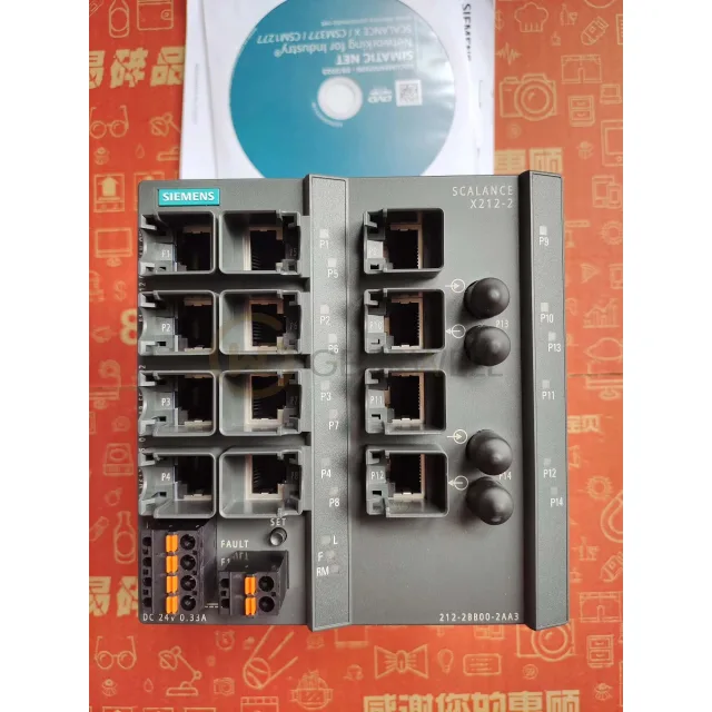 Siemens X212-2 Industrial Ethernet Switch industrial automation parts image 1