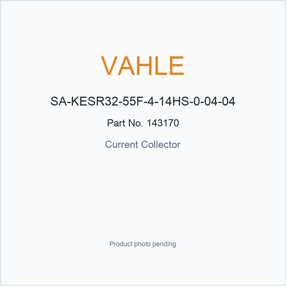 VAHLE SA-KESR32-55F-4-14HS-0-04-04 143170 Current Collector