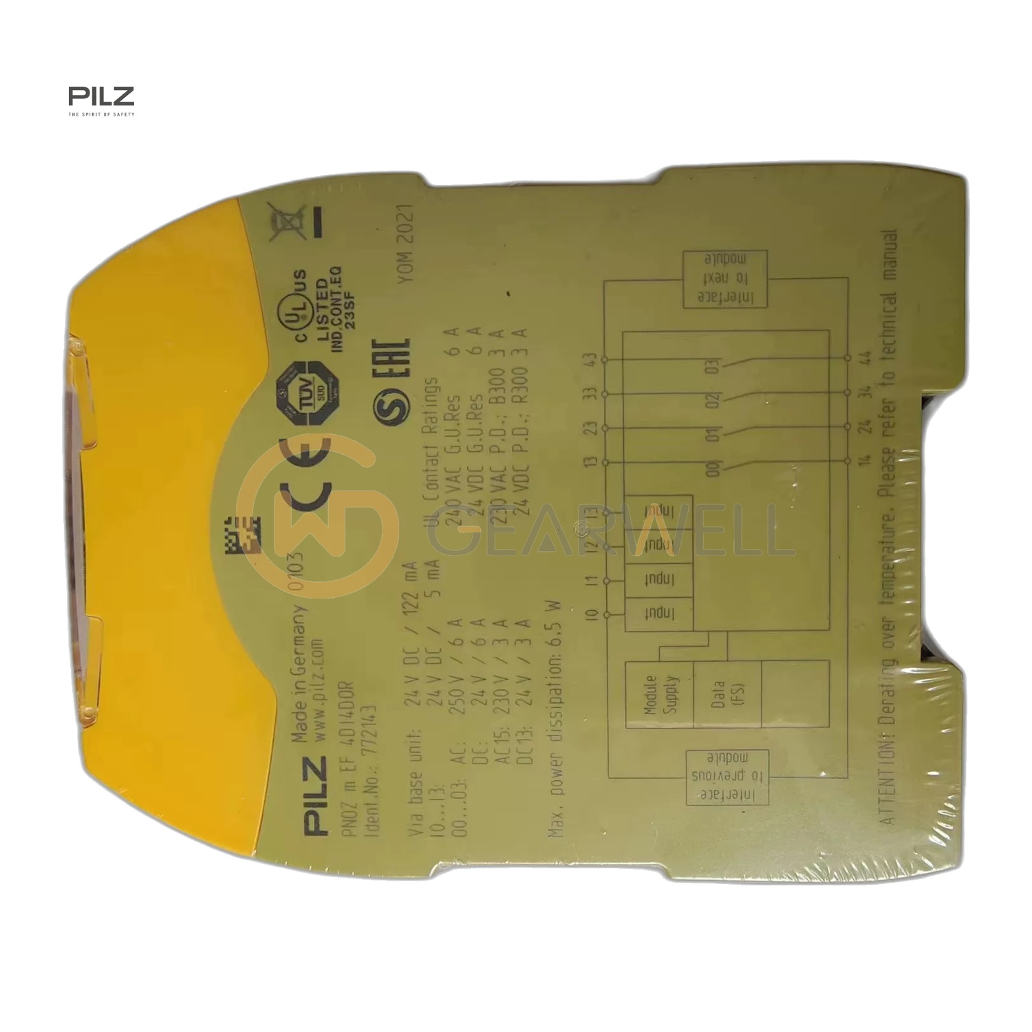 Pilz 772143 Safety Relay industrial automation parts image 2