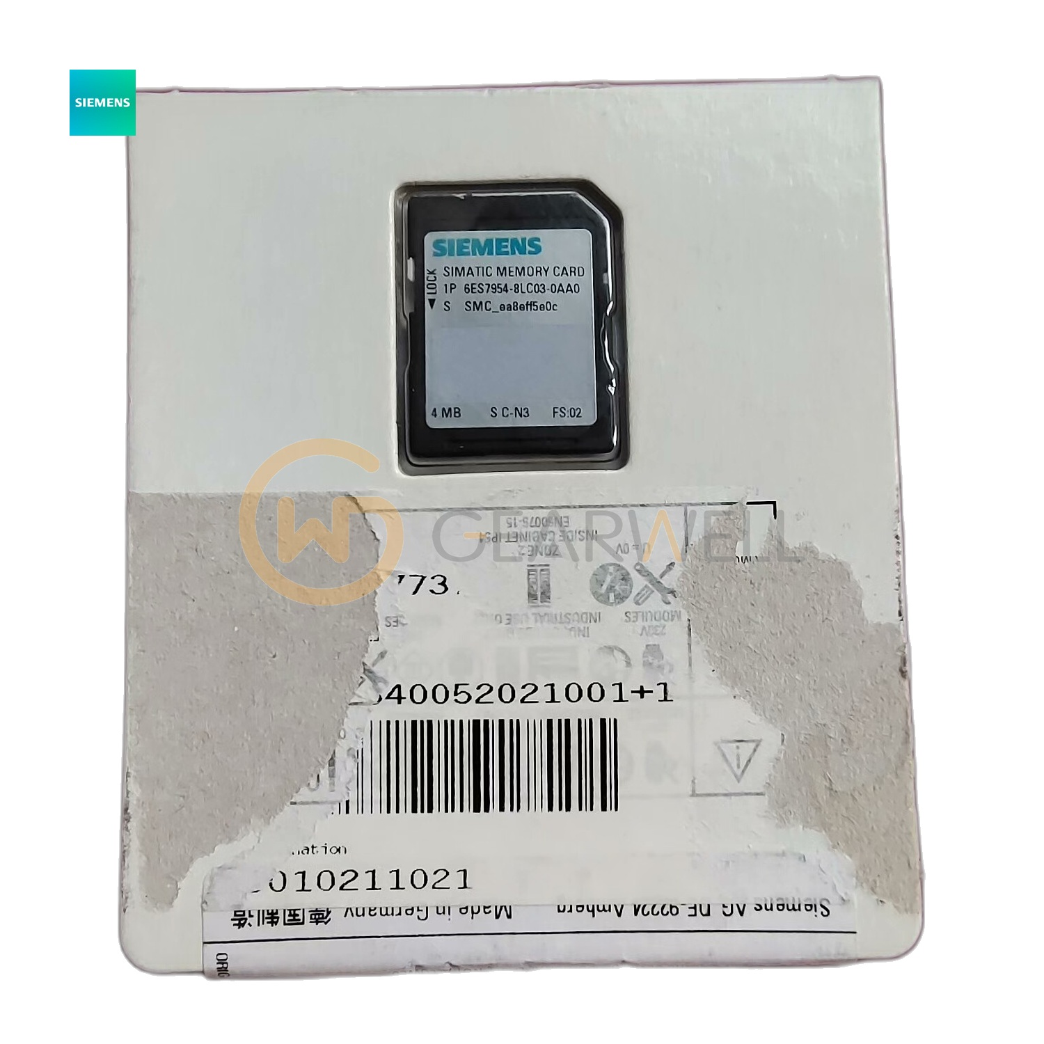 Siemens 6ES7954-8LC03-0AA0 Memory Card industrial automation parts image 2