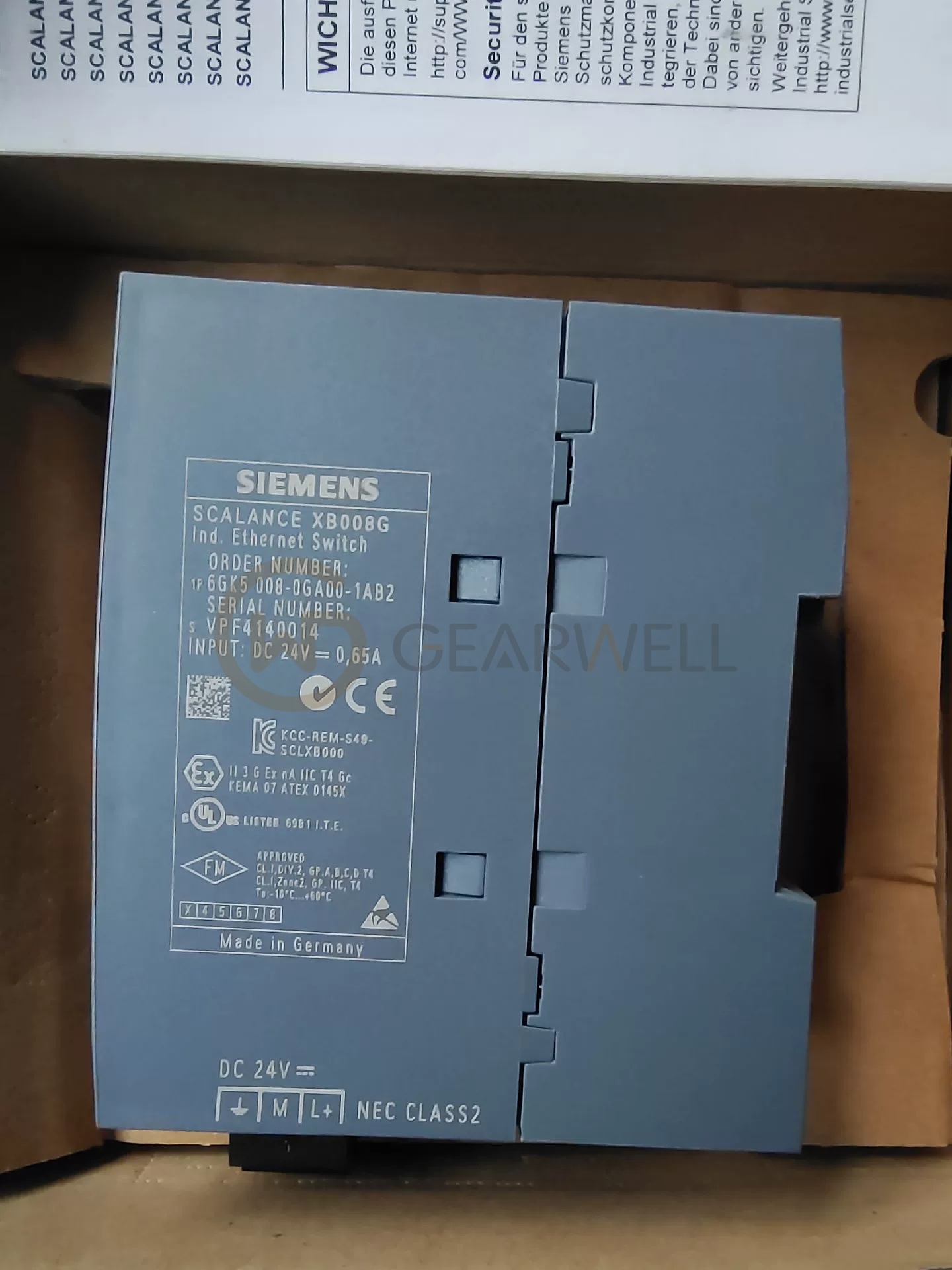 Siemens 6GK5008-0GA00-1AB2 Industrial Ethernet Switch industrial automation parts image 2