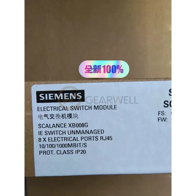 Siemens 6GK5008-0GA10-1AB2 Industrial Ethernet Switch industrial automation parts image 2