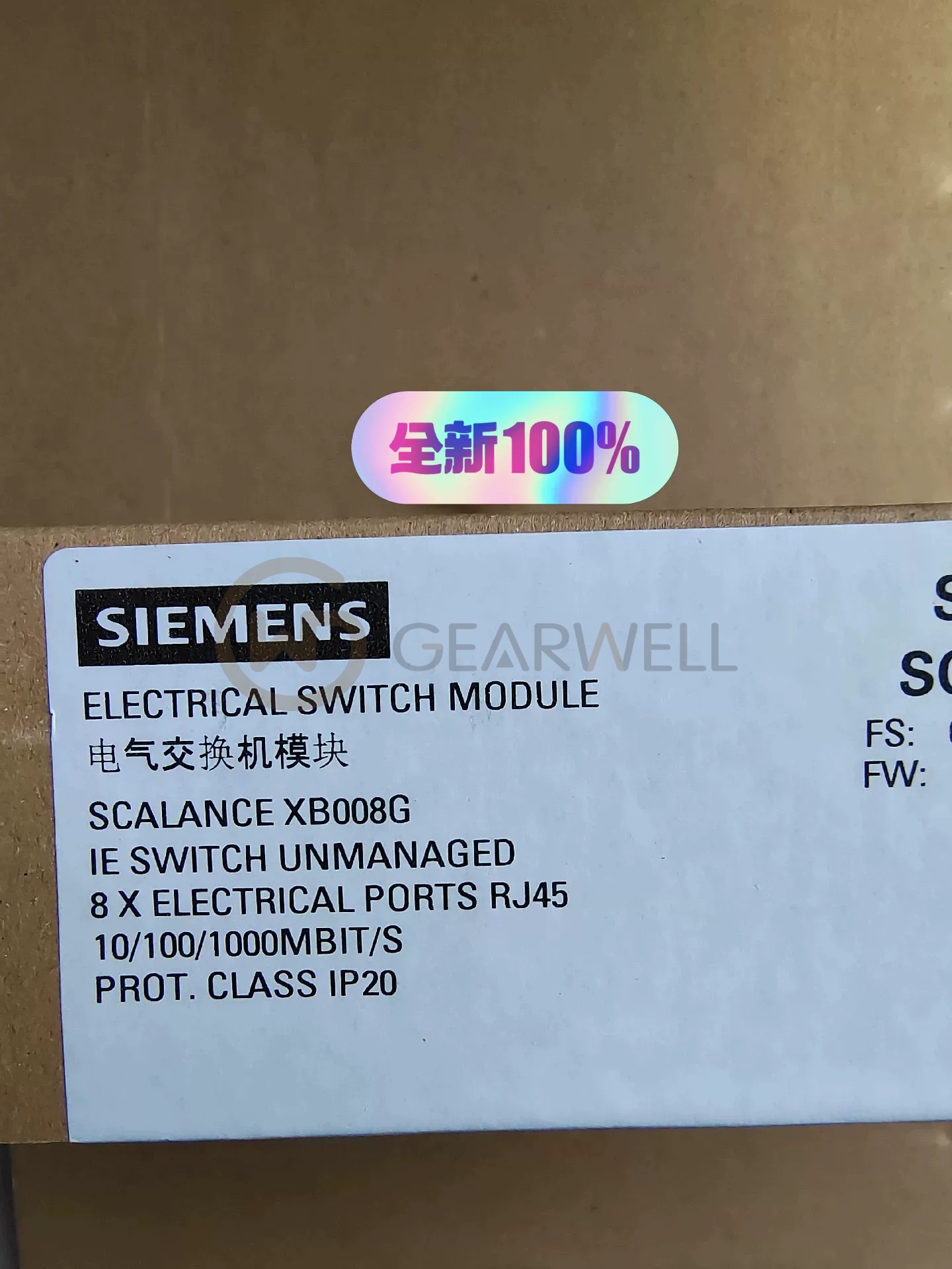 Siemens 6GK5008-0GA10-1AB2 Industrial Ethernet Switch industrial automation parts image 2