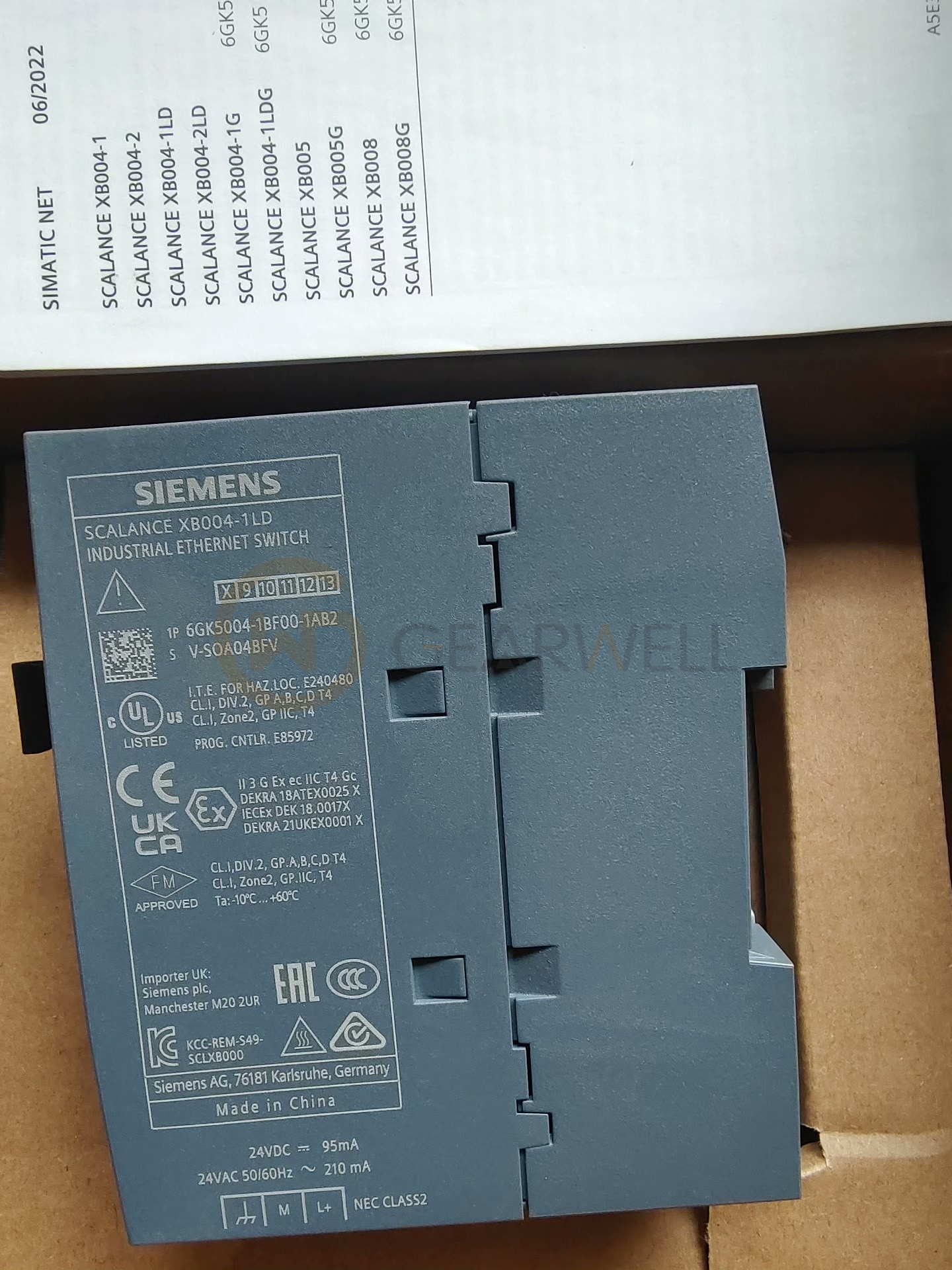 Siemens BF00-1AB2 Industrial Ethernet Switch industrial automation parts image 3